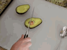 Pitting An Avocado GIF