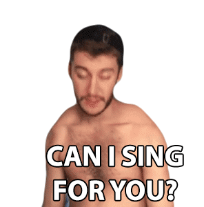 Can I Sing For You Casey Frey Sticker - Can I Sing For You Casey Frey Should I Sing For You Stickers