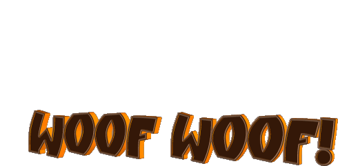 Cleveland Browns Woof Woof Sticker - Cleveland Browns Woof Woof Bark Stickers