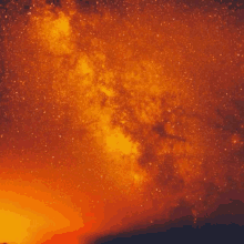 a galaxy in the night sky with a lot of stars