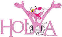 Hola Pink Panther GIF - Hola Pink Panther GIFs