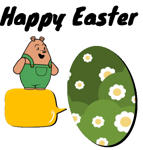 Happy Easter Easter Bunny Sticker - Happy Easter Easter Bunny Easter Stickers