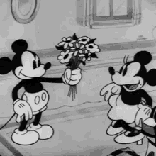 Flowers Mickey GIF