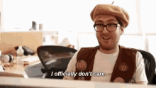 Jake Andamir I Dont Care GIF - Jake Andamir I Dont Care I Officially Dont Care GIFs