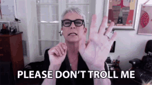 please dont troll me jamie lee curtis lionsgate live stream dont lie take it seriously