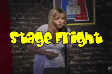 Stage Fright Singing GIF