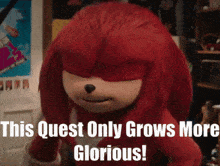 Knuckles Tv Show Quest GIF