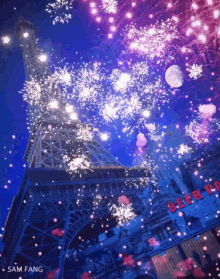 Happy New Year Cross The Year GIF - Happy New Year Cross The Year Fireworks GIFs