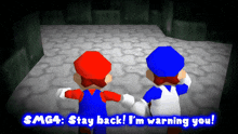 Smg4 Stay Back Im Warning You GIF - Smg4 Stay Back Im Warning You Stay Back GIFs