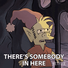 There'S Somebody In Here Elfo GIF - There'S Somebody In Here Elfo Nat Faxon GIFs