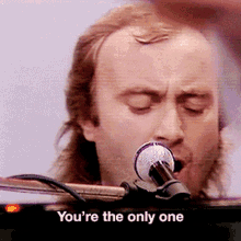 Phil Collins Live Aid1985 GIF - Phil Collins Live Aid1985 Youre The Only One GIFs