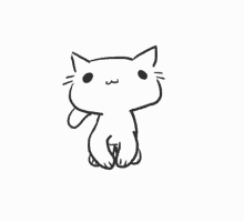 White Cat Tail Wagging GIF - White Cat Tail Wagging Tail Wag GIFs