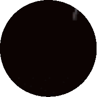 a black circle with a white border and a white background