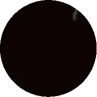a black circle with a white border and a white background