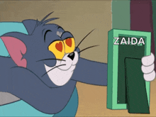 Heart Eyes Tom And Jerry GIF - Heart Eyes Tom And Jerry Love GIFs