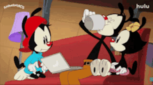 Animaniacs Yakko GIF - Animaniacs Yakko Spits Out Coffee GIFs