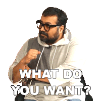 What Do You Want Anurag Kashyap Sticker - What Do You Want Anurag Kashyap Pinkvilla Stickers