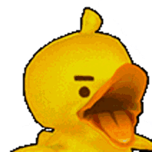 angry mad duck shaking rage