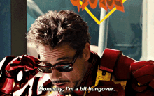 Iron Man Hungover GIF - Iron Man Hungover Tony Stark GIFs