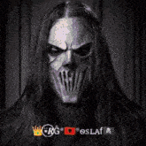 a woman with long black hair has a crown on her head and the word oslaf on the bottom