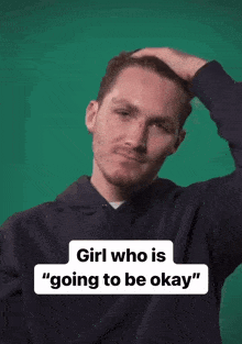 Girl Who Is Going To Be Okay Meme GIF - Girl Who Is Going To Be Okay Girl Okay GIFs