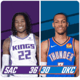 Sacramento Kings (36) Vs. Oklahoma City Thunder (30) Half-time Break GIF - Nba Basketball Nba 2021 GIFs