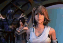 Tidus X Yuna Final Fantasy X GIF - Tidus X Yuna Final Fantasy X Phased Through GIFs