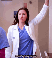Greys Anatomy Lexie Grey GIF - Greys Anatomy Lexie Grey Whats Going Down GIFs