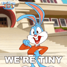 We'Re Tiny Buster Bunny GIF - We'Re Tiny Buster Bunny Eric Bauza GIFs