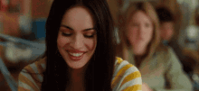 Trying Not To Laugh Megan Fox GIF - Trying Not To Laugh Megan Fox Burla GIFs