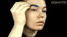 Eyebrow Lift Makeup GIF - Eyebrow Lift Makeup Makeup Tutorial GIFs
