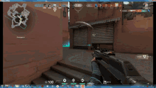 a person holding a gun in a video game with 1:19 on the clock