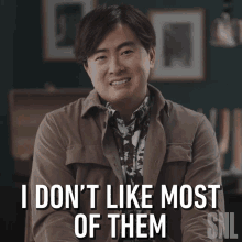 I Dont Like Most Of Them Bowen Yang GIF - I Dont Like Most Of Them Bowen Yang Saturday Night Live GIFs