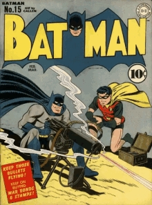 batman robin comic comics gun