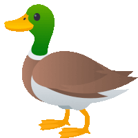 Duck Nature Sticker - Duck Nature Joypixels Stickers