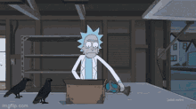 Rick And Morty Crows GIF - Rick And Morty Crows Packing GIFs