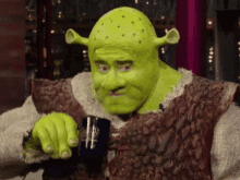 Shrek Musical GIF - Shrek Musical Spitting GIFs