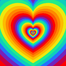 Rainbow Heart GIF - Rainbow Heart Colors GIFs