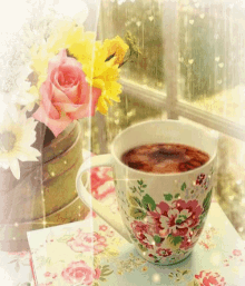 coffee morning rain mood