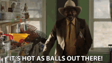 Its Hot As Balls Out There Danny Keogh GIF - Its Hot As Balls Out There Danny Keogh Tremors GIFs