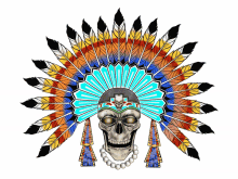 indian laughing mayan skull