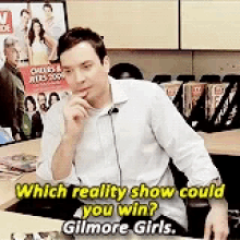 Jimmy Fallon Reality Show GIF - Jimmy Fallon Reality Show Gilmore Girls GIFs