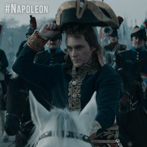 Salute Napoleon Bonaparte GIF - Salute Napoleon Bonaparte Joaquin Phoenix -  Discover & Share GIFs
