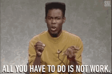All You Have To Do Is Not Work Do Nothing GIF - All You Have To Do Is Not Work Do Nothing Idle GIFs