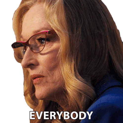 Everybody President Orlean Sticker - Everybody President Orlean Meryl Streep Stickers