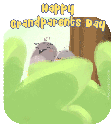 Happy Grandparents Day Grandma And Grandpa Day Sticker - Happy Grandparents Day Grandma And Grandpa Day Grandparents Day Stickers