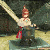 Glimmer Future Redeemed Cooking GIF - Glimmer Future Redeemed Cooking Xenoblade Chronicles 3 GIFs