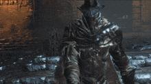 a video game character holding a large sword