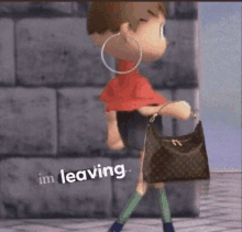 Leaving Imma Leave GIF - Leaving Imma Leave Animal Crossing GIFs