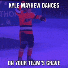 a hockey player with the number 47 on his jersey